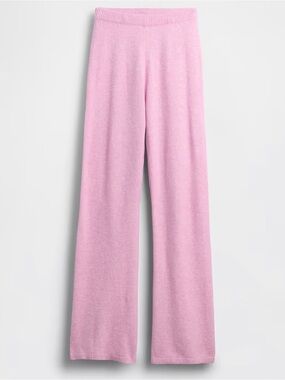 Gap Cashsoft Boot Sweater Pants Cashmere Alternative Loungewear Barbiecore Small